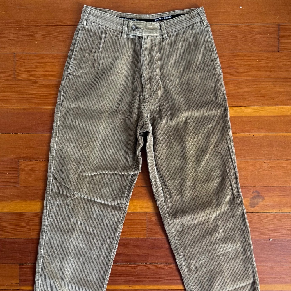Vintage Corduroy Pants Pierre Cardin